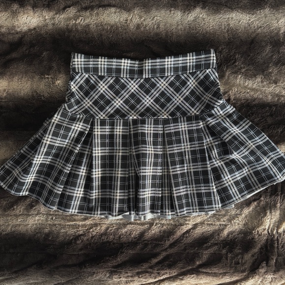 JOLT pleated skirt plaid size S - Picture 2 of 4